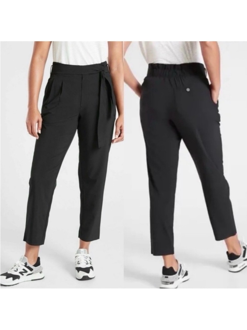 Athleta Skyline II Black Straight Leg Size 2